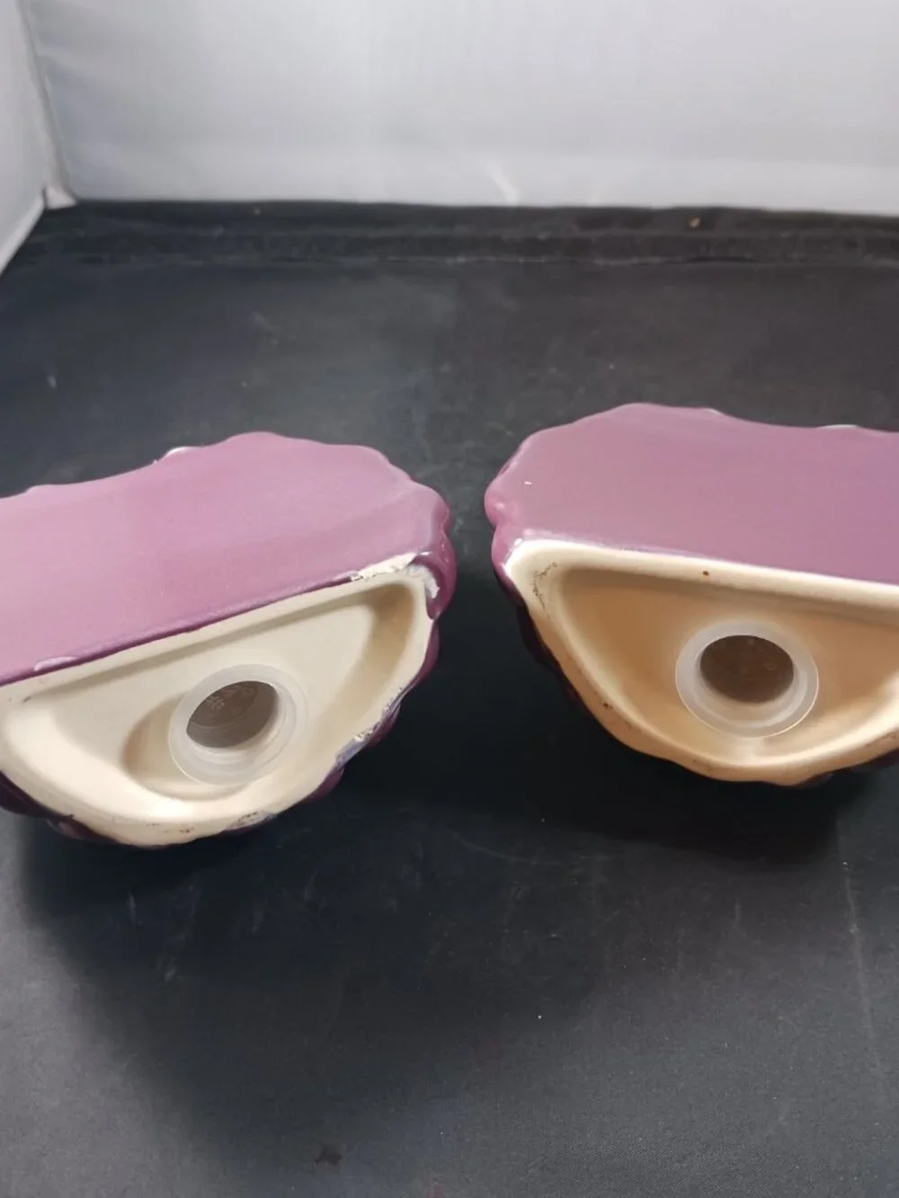 Pfaltzgraff Jamberry Sculpted Berry Shaped Salt & Pepper Shakers